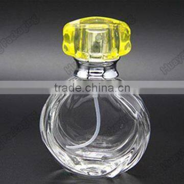 perfumery glass bottle withe plastic cap glass bottle in 20 ml