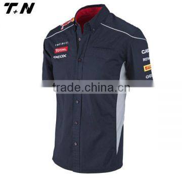 Hot-selling cheap motor racing button shirts