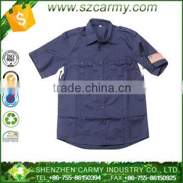 Dark blue 65/35% Poly/Cotton army combat officer Shirt