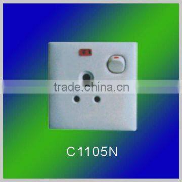 clipsal 5a high quality switch socket with neon