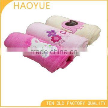 spain style soft baby blanket polyester shu velveteen blanket