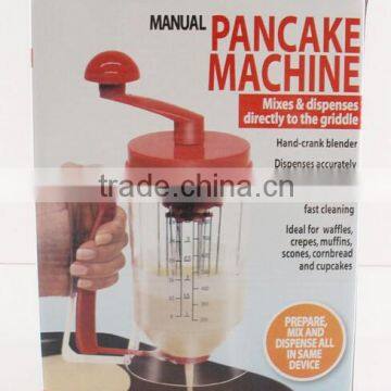 Manual Pancake Machine Cake Batter Mix & Dispenser With Measuring Label