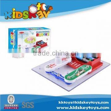 Wholesale science toys building blocks Electronic lamp building blocks toys