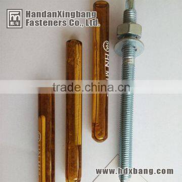 HDG chemical anchor bolt with nut and washer made in china hebei