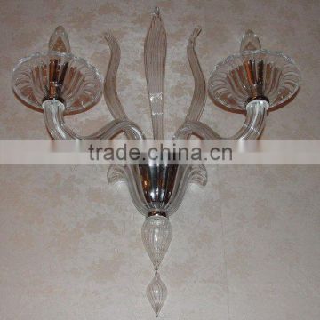 2014 Bedroom clear glass wall lamps/light for decorative in CE