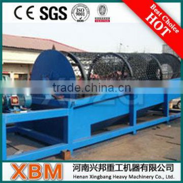 High processing capacity sand and gravel trommel screen