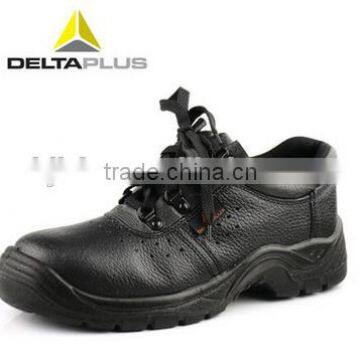 100% leather low-cut anti-static steel toecap breathable safety shoes