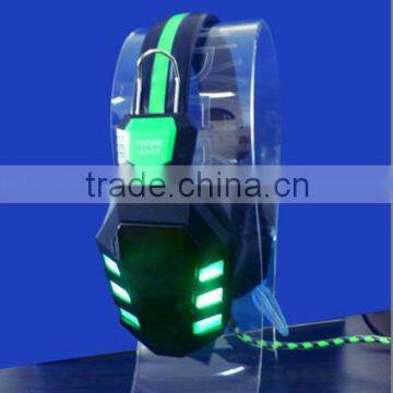 3.5mm plug stereo headset OEM promotion LED headphone factory cheap head phone                        
                                                Quality Choice