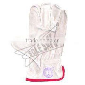 Driving Leather Hand Gloves / Industrial Leather Gloves