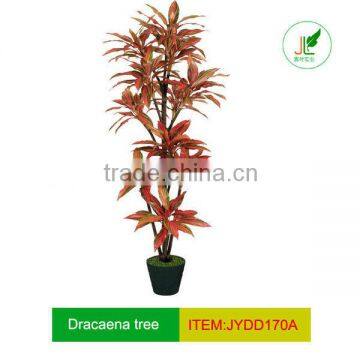 Artificial red dracaena tree dracaena plant