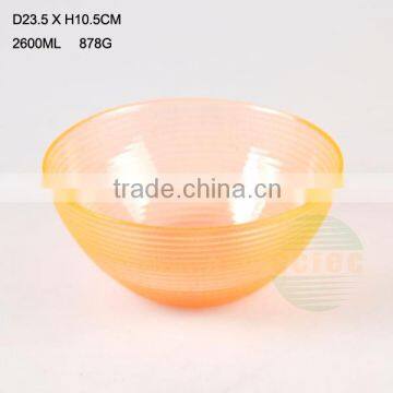 new colored dinnerware glass salad bowl