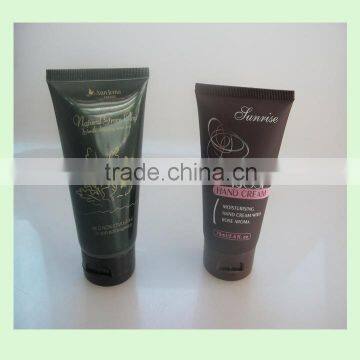 75ml PE Plastic Type and Skin Care Cream Use black plastic tubes with flip caps