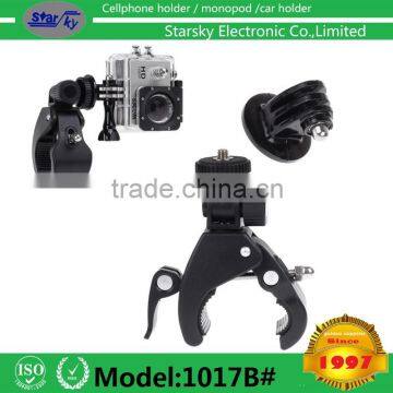 1017B# camera holder Bike Bicycle Handlebar Mount Holder For Digital Camera Black New recorder holder