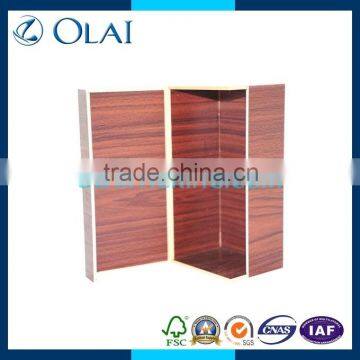 charming luxury PVC wood perfume box