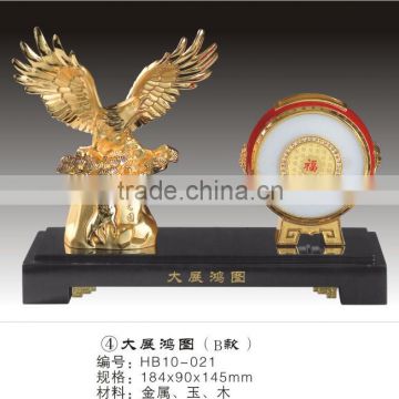 Drum of plated metal crafts / office decoration(Eagle)