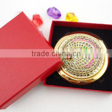 Luxury Round Logo Round Logo Personalized Pocket Metal Mirror Quality Choice photo-2