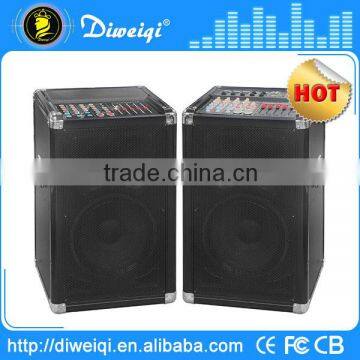 dj speakers with amplifier with Mixer / usb / sd / fm