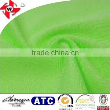warp knitting shiny nylon moisture wicking fabric for cheerleading wear