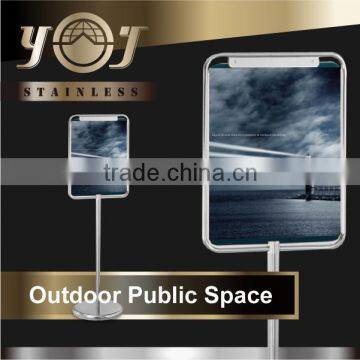 Outdoor Stand Alone Advertising Display Billboard Stand