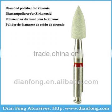 Sr101F RA Shank Bullet Shaped Silicone Rubber Impregnated With DIAMOND Heatless Diamond Polisher Dental Clinic