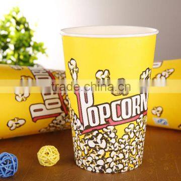 printed popcorn paper buckets,disposable fried chicken paper buckets,large french chips paper buckets