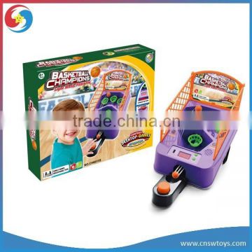 YX2804826 Kids mini light and musical electronic table basketball game