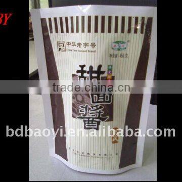 laminated stand pouch soy sauce packing bag