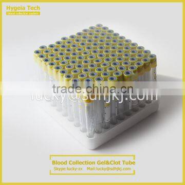 blood collection yellow cap test tube