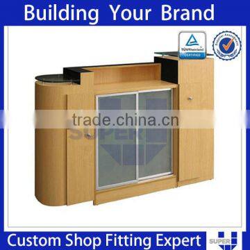 Clothing Shop Cash Counter Design Cashier Display Glass Shop Counter photo-5