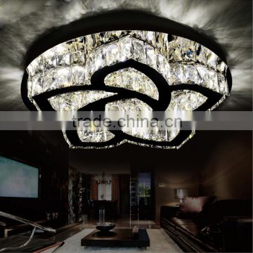 Flower Shaped 220V Crystal Ceiling Lamp Round Wholesale Ceiling Lamp