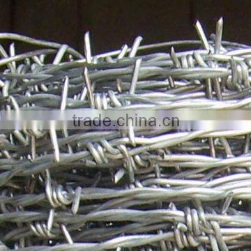 14 gauge galvanized barbed wire