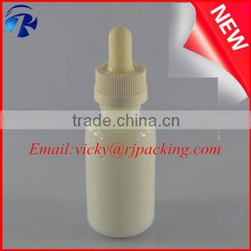 50ml Ceramic White Porcelain Dropper Bottle With Silver Dropper for Oil photo-3
