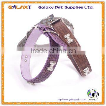 Wholesale Bling Pet Dog Training Collar, PU Leather Training Dog Collar photo-5