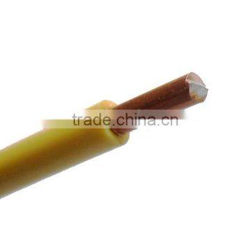 Sq2.5mm 4mm 6mm pvc coated copper core electrical wire