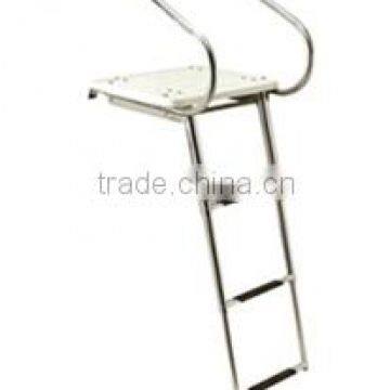 Universal Swim Platform Telescoping Ladder With Under Mount