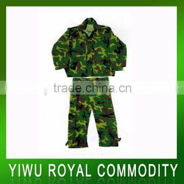 100% Waterproof Polyester Camouflage Rainsuit