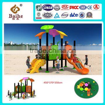 Lower Price Plastic Playground Slide Children's Plastic Slide