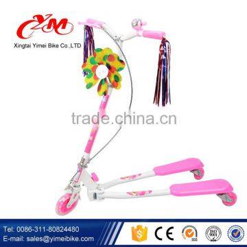 PP material best kick scooter for kids / cheap children kick scooter with music / four wheels breaststroke kick scooter