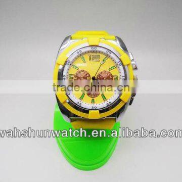 Hot fashion sport style high quality japan quartz movt custom watches brands 2013