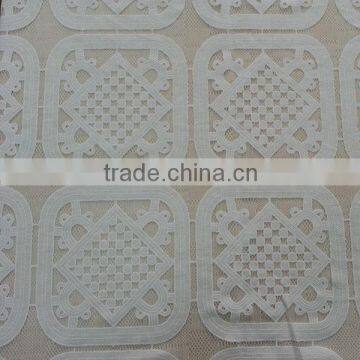 YH006# 2015 China Supplier Cotton Polyester Burning Flower Lace Fabric for Fashion Dresses photo-2