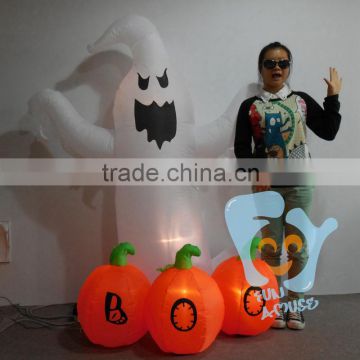 Newly Design Lighted Halloween Decoration Inflatable Boo Ghost