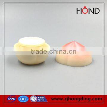 Top Selling Color Orange and Peach Cream Jar Luxury Style Cosmetic Cream Acrylic Jars Wholesale photo-5