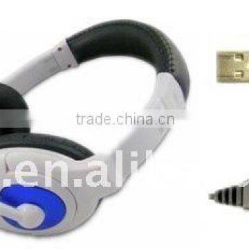 2.0 USB computer stereo headset with microphone