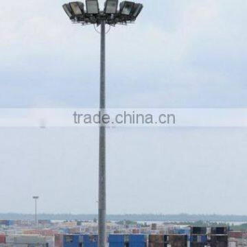 High brightness Steel galvanized led high mast lighting with auto lifting system 20m 25m 30m 35m