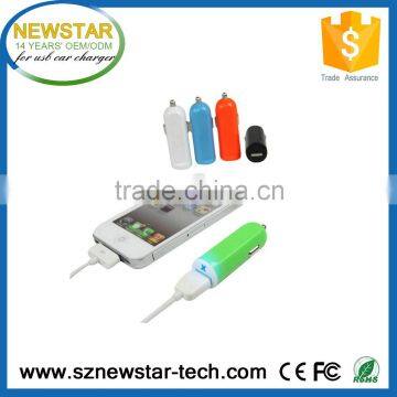 Promotional factory pricing of 2A high output micro usb car charger