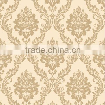 KD7102 damask self adhesive vinyl wallpaper