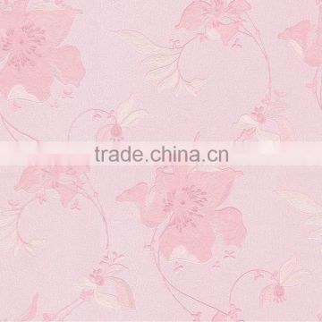 prink color classic design deep embossed vinly 3D wallpaper made in china