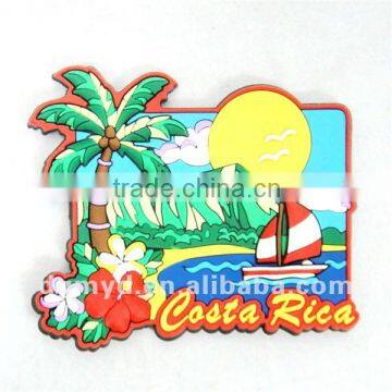 China attractive pvc fridge magnet,round shape rubber magnet