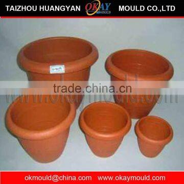 High quality plastic flower pot mold making