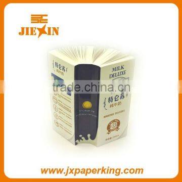 Loose Leaf Custom Printed Cover Milk Shaped Note Cubes/memo Cubes